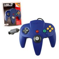 TTXTECH laidinis vairasvirtės valdiklis, skirtas Nintendo 64 N64 konsolei – mėlynas