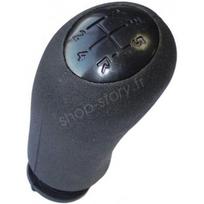 SHOP-STORY - Adapterio mova + 5 pavarų mechaninės pavarų svirtis juoda, skirta renault Kangoo Grand Kangoo Megane II