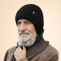 Termofleece Beanie vyriška žieminė kepurė Minkšta megzta šilta slidinėjimo kepuraitė lauke šaltu oru