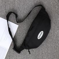 Mobile phone fanny pack men's breast bag Japanese simple and lightweight shoulder small backpack women's leisure sports messenger bag men 36*10*17cm juoda