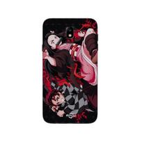 Case - Maniacase - Samsung Galaxy J7 2018 - Soft - Black - Demon Slayer