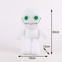 Naujas Slap Battles Slapping Battle žaidimas Periferinis pliušinis žaislas Bob Doll 30cm0.13kg balta