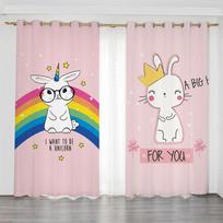 Toy Excavator Car Pattern Children's Room High Shading Curtain Cute Cartoon Dinosaur Boy Girl Bedroom Blackout Drape 2 Panels W55 X H120cm X 2&HOOK