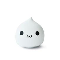 Mini Kawaii Cat Baby Night Lamp 7-color Pat Touch Color-changing Eye Protection Bedroom Bedside Nightlight Gift Smile white