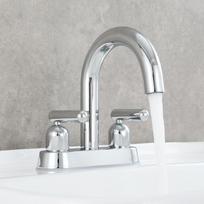 Basin Faucet Bathroom two holes Widespread Brushed Gold Bathroom Faucet Sink Tap Chrome Black basin Tap beige