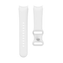 Dirželis Samsung Galaxy Watch 7 6 5 4 40/44mm pilnai dengiantis, su drugelio sagtele, silikoninis apyrankė Galaxy Watch 5 Pro 45mm dirželis Galaxy Watch FE balta