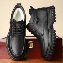 FashionWinter Ankle Boots sli pon Men Snow Boots Warmest Men's Casual Boots High Quality Waterproof botas hombre Brand Designer shoes 38