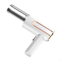 Cordless Electric Noodle Maker Handheld Pasta with 5 Heads Press Home Machine for white white
