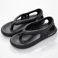 Fashion Flip Flops Mens Thong Sandals Summer 2024 New Female Shoes Thick Bottom EVA Non-slip Slide Slippers Outdoor Indoor Couples Shoes 36-37 juoda
