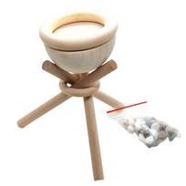 Perfume Volatile Wooden Rack Essential Oil Diffuser Diffuser Sticks Refillable Aromatherapy Aroma Diffuser with Stone Creative pilkšvai balta