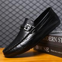 Lazy Shoes Casual One-Pedal Men'S Shoes Summer Versatile Driving Shoes Trend Doudou Shoes Men'S Loafers 38