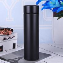Išmanus termosas 500ml Vakuuminės kolbos LED skaitmeninis temperatūros ekranas Nerūdijančio plieno izoliaciniai puodeliai Išmanus /JS 500ML juoda