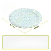 Katės guolis Ledo kilimėlis vėsinimui vasarą Vėsinantis kilimėlis katėms miegoti Naminių gyvūnų reikmenys 60 * 60Cm white