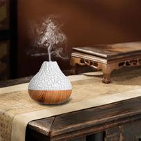 Essential Oil Diffuser Air Nightstand Humidifier, 300ml High Capacity Portable Aroma Machine Mist Spray with Night Light Effect juoda