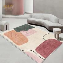 Abstract Lines Luxury Carpet Large Area Simple Style Mats for Home Decoration Living Room Lounge Non-slip Rug Machine Washable 30x50cm-12x20in gray