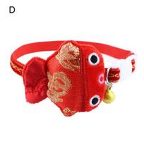 Pet Collar Chinese Style Dress-up Auspicious Kitten Dogs Festival Decor Collar