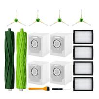 Main Side Brush Filter Dust Bag For Irobot Roomba I7 I7+ I3 I3+ I4 J7J7+/Plus I6 I6+ I8 +/Plus E5 E6 E7 Vacuum Cleaner white