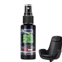 Car Restoring Liquid Auto Trim Restorer Coating Agent Automotive Restoring Liquid Trim Coat For Cars Car Detailing Cleaning black