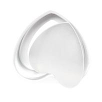 Širdies formos torto forma nuimamas dugnas 6/8/10 colių nelipnus torto padėklas vestuvėms gimtadieniui sūrio pyragui kepimo šablonai B white