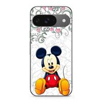 Coque - MANIACASE - Google Pixel 9 - Mickey Mouse - Souple - Noir juoda