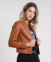 Women Leather Jacket Brown Pure Lambskin Moto Biker Jacket Handmade Stylish Wear XS ruda