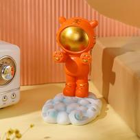 Design Phone Holder Resin Universal Stand Bracket Desk Ornaments Kids Gift Toy Office Table oranžinė