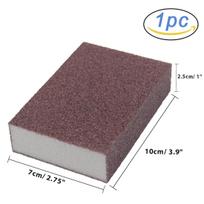 1/2/4/5/6/8Pcs Magic Sponge Eraser Carborundum Removing Rust Cleaning Brush Descaling Clean Rub for Cooktop Pot Kitchen Sponge gray