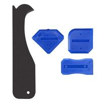 5in1 Multifunction Coner Caulking Tool Silicone Scraper Glue Remover Knife Angle Beauty Crevice Spatula Tool Grout Scraper Kit