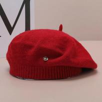 Luxury Stars Women's Wool Beret Winter Warm Beanie Hat Fashion Girl's French Painter Hats Vintage Female Berets Caps