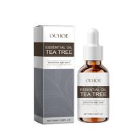 OUHOE Tea Tree Essential Oil, Body Care Plant Essential Oil Massage Oil Skin Care Moisturizing Soft and Shiny Skin Soothing Skin 50ml gray