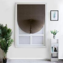 ADM 1Pc for Home Window Door Pleated Blinds Self-adhesive Half Blackout Windows Curtains 60X150cm kava