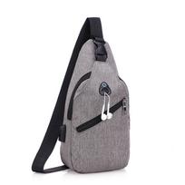 Vyriška Moteriška Maža Sling Messenger Krūtinės Krepys Kuprinė Pečių Kelioninis Krepys None pilka