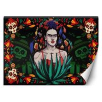 Wallpaper Frida Kahlo in Mexican relief 100x70 įvairiaspalvis