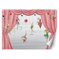 Tapetai Cirko akrobatai 100x70 raudona