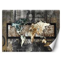 Wallpaper Vintage style world map 100x70 ruda