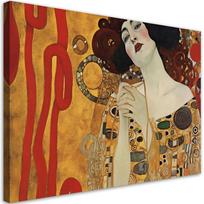 Drobės atspaudas, Graži moteris - G. Klimtas 60x40 auksinė