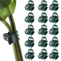 100 VNT. Plastikiniai Augalų Atraminiai Segtukai Orchidėjų Stiebo Segtukas Vijokliniams Augalams Atremti Daržovėms Gėlėms Pririšti Surišti Šakų Fiksavimui Sodo Įrankis black