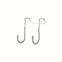 1/2/4pcs Stainless Steel Bedside Cabinet Door Hook, Dormitory Double Hook, S Type Hook, Behind The Door Hang Clothes Bathroom Kitchen Hanger