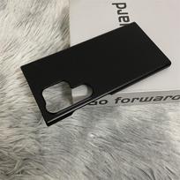Matinis pusiau dengiantis kietas dėklas Samsung S23/S24 Ultra - Apsauginis dėklas be rėmelio Samsung Galaxy S23 Ultra juoda