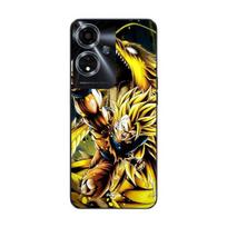 Case for Oppo A59 5G Son Goku Super Saiyan SSJ3 Attack Point Dragon Maniacase juoda