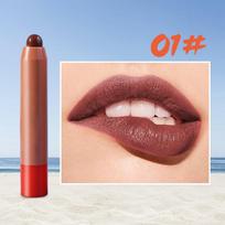 Atsparus vandeniui matinis aksominis nude lūpų dažų pieštukas Sexy Red Brown Pigments Makiažo ilgalaikis profesionalus lūpų dažymas 12 spalvų