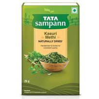 Tata Sampann Kasuri Methi with Natural Oils, 25g, Naturally Dried, Handpicked & Sterilized beige