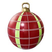 60CM Christmas Inflatable Ball Water-Proof Inflated Toy Ball Colorful Versatile Porch Courtyard Ornaments 60cm