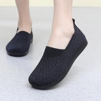 2024 m. moteriški vasariniai batai Tinklelio Kvėpuojantys Lengvi Įslystami Plokščiapadžiai Atsitiktiniai Batai Moteriški Mokasinai Kojinės Batai Moterims Zapatillas Mujer 35 juoda