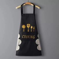 1Pc Apron Waterproof Oilproof Can Wipe Hands Kitchen Work Clothes Home Cooking Cleaning Men and Women Universal Sleeveless Apron juoda