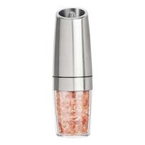 Stainless Steel Electric Spice Grinder, Salt and Pepper Shakers, Herb Mill Set, Automatic Seasoning Bottle, Kitchen Gadget Tool white