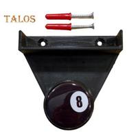 Baseino trikampis laikiklis Sieninis laikiklis Biliardo kreidos laikiklis 3D spausdintas Baseino kambario Biliardo aksesuarų organizatorius Klubui Baseino Kambariui Barui juoda
