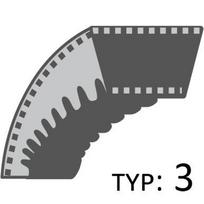 Pasek Honda Hrb; Hrg; Ariens Vejapjovės pavara Lm21Sw /9,5X858/ 8-203