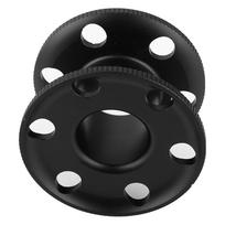 Aluminum Alloy Scuba Diving Finger Spool Reel Diver Underwater Snorkeling Accessory(Black) black