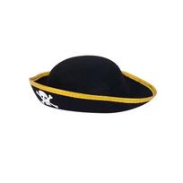 Print Skull Children / Adult Pirate Hat Cosplay Costume Cap Halloween Masquerade Party Performance Pirate Captain Hat Props
